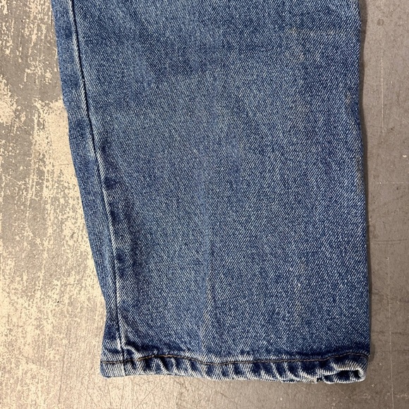 Vintage Rustler Med Wash Straight Leg Jeans Men’s Size 33 x 30 Blue Denim Work - Picture 14 of 15